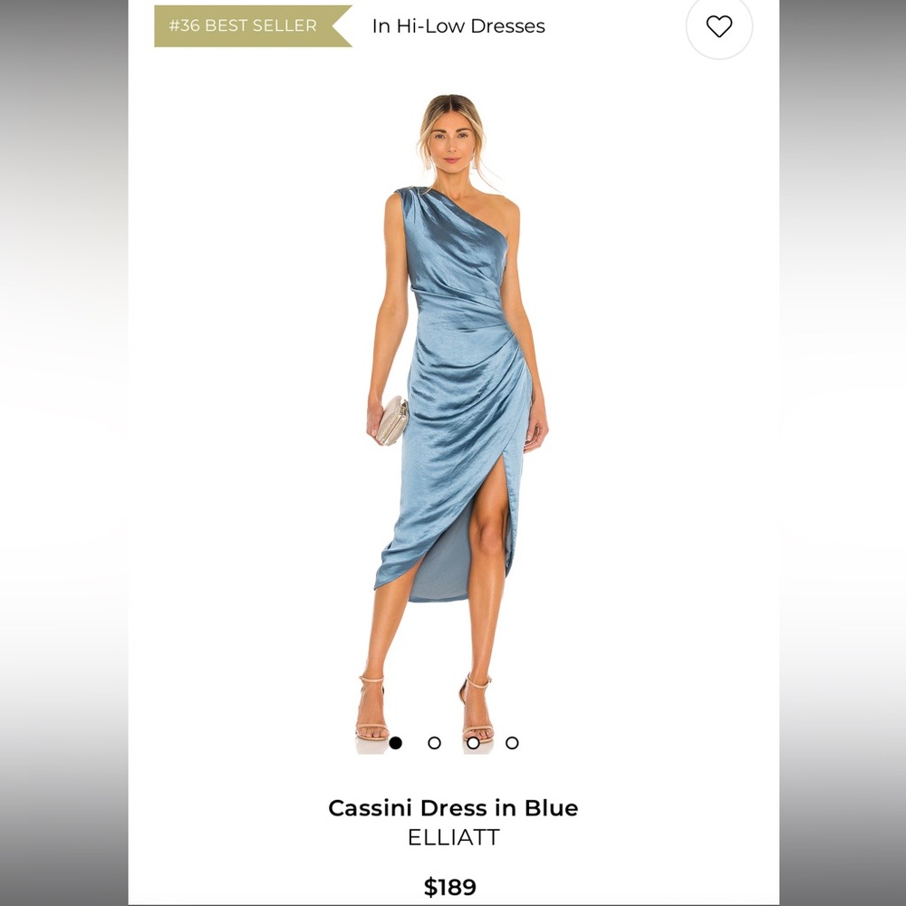 Brand new Cassini Elliatt One-Shoulder Dress in Blue